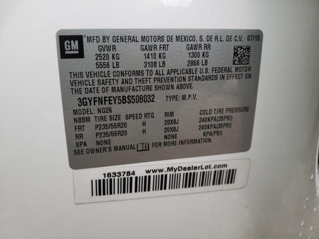 3GYFNFEY5BS508032 Cadillac Srx Premium Collection