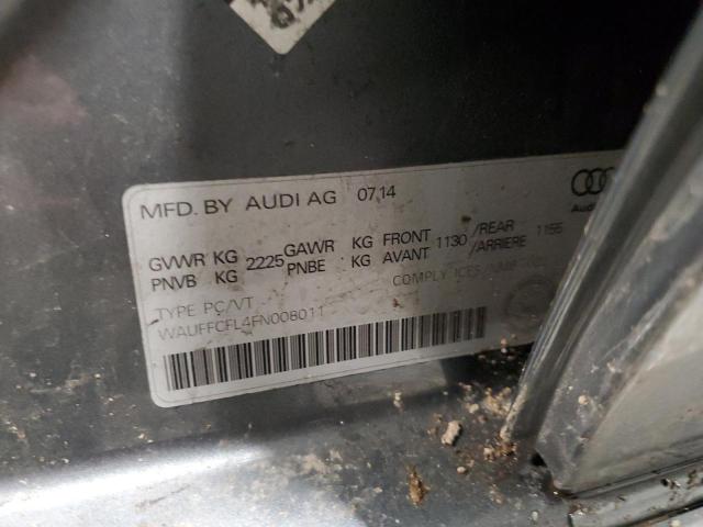 2015 AUDI A4 PREMIUM - WAUFFCFL4FN008011