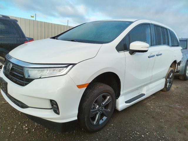 Salvage cars for sale from Copart San Martin, CA: 2021 Honda Odyssey EX
