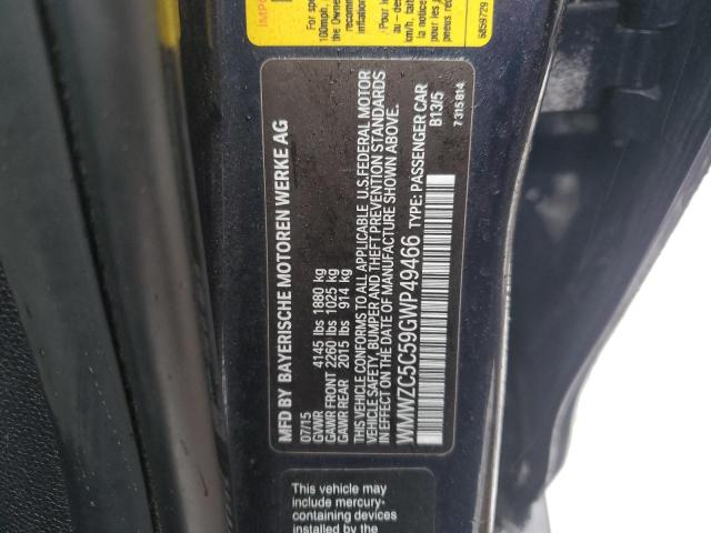 WMWZC5C59GWP49466 Mini Cooper