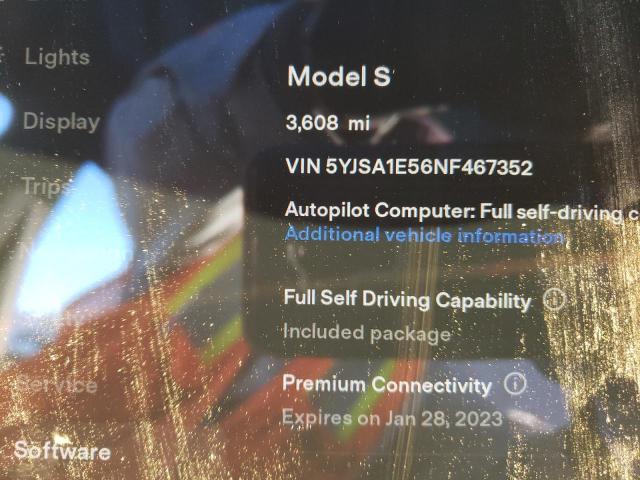 5YJSA1E56NF467352 Tesla MODEL S