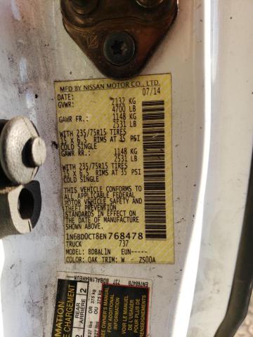 1N6BD0CT8EN768478 Nissan FRONTIER S