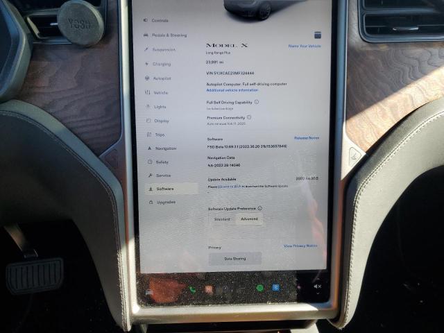 5YJXCAE23MF324444 Tesla MODEL X