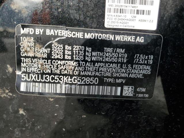 2019 BMW X4 XDRIVE3 - 5UXUJ3C53KLG52850