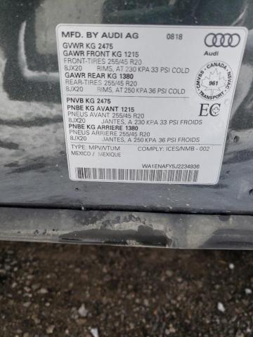 2018 AUDI Q5 PROGRES - WA1ENAFY5J2234936