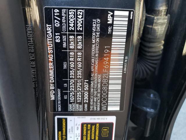 2020 MERCEDES-BENZ GLC 300 - WDC0G8DB2LF694191