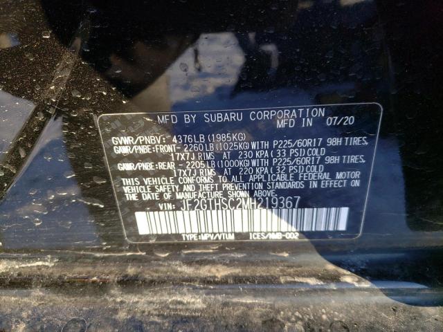 JF2GTHSC2MH219367 Subaru Crosstrek Sport