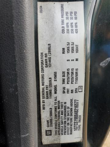 1GTCS198848216577 GMC Canyon