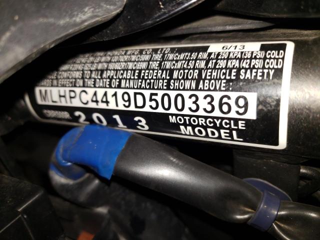 2013 HONDA CBR 600 MLHPC4419D5003369
