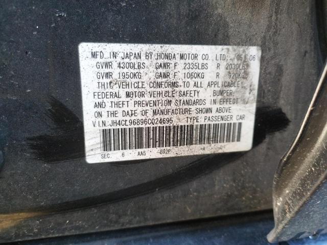 JH4CL96896C024695 Acura TSX