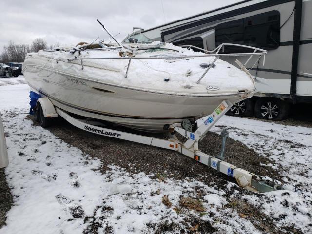 Salvage boats for sale at Davison, MI auction: 2001 Sea Ray 225 Weeken