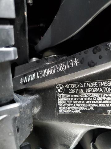 2022 BMW S 1000 XR - WB10E4309N6F58549