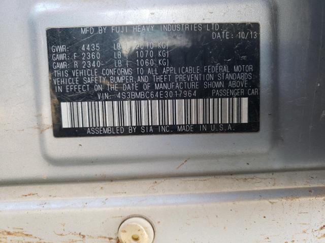 4S3BMBC64E3017964 Subaru Legacy 2.5i Premium