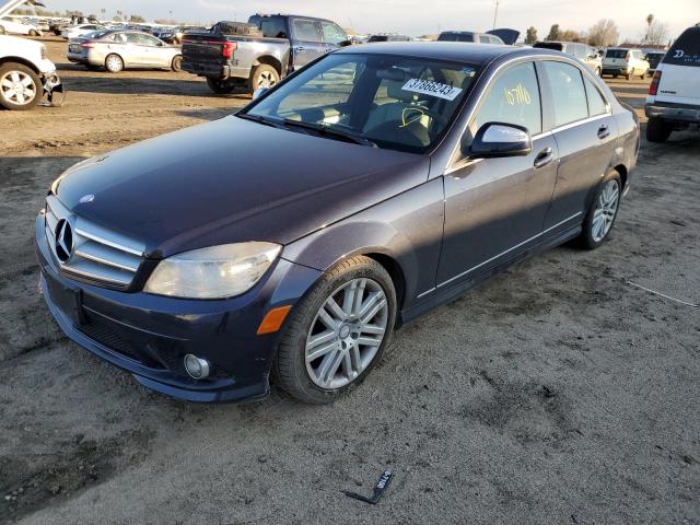 Salvage cars for sale from Copart Bakersfield, CA: 2009 Mercedes-Benz C300