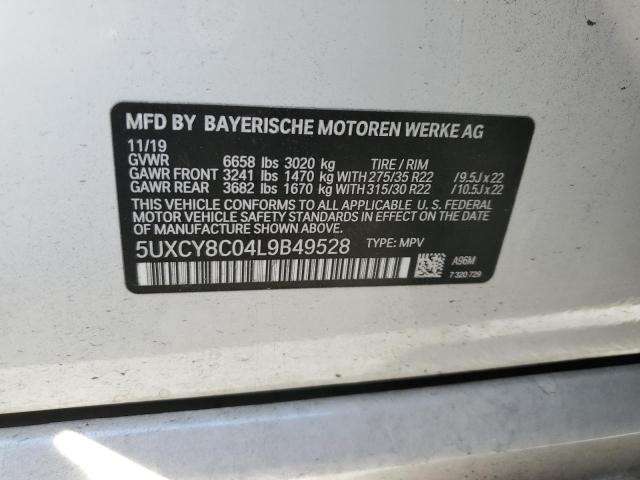 2020 BMW X6 M50I - 5UXCY8C04L9B49528