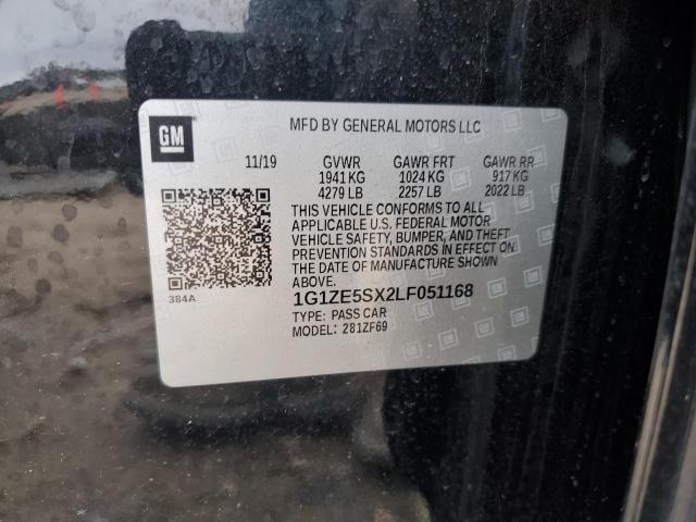 2020 CHEVROLET MALIBU PRE - 1G1ZE5SX2LF051168