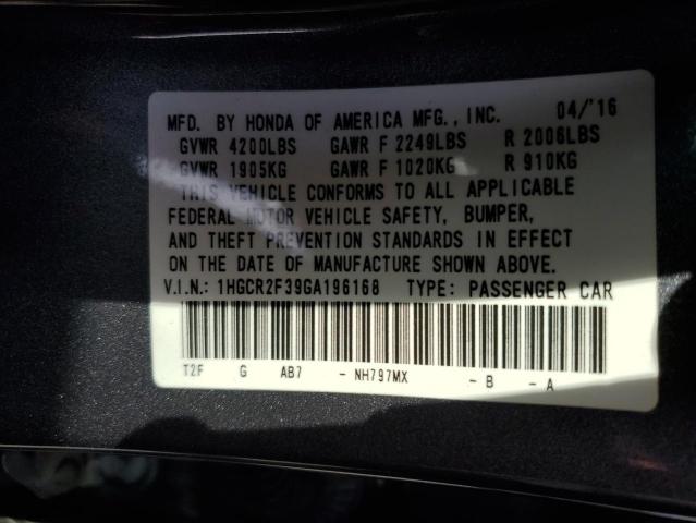 2016 HONDA ACCORD LX - 1HGCR2F39GA196168
