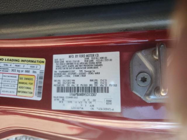2017 FORD MUSTANG 1FA6P8AM8H5313307