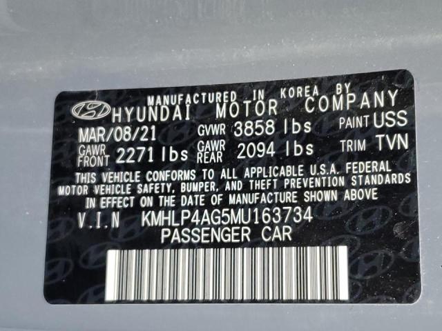 2021 HYUNDAI ELANTRA LI KMHLP4AG5MU163734