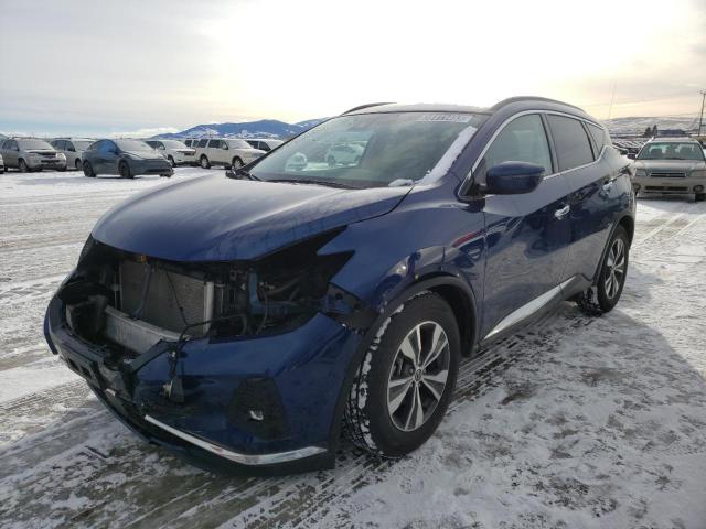 Salvage cars for sale from Copart Helena, MT: 2021 Nissan Murano SV