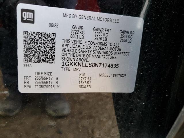 2022 GMC ACADIA AT4 - 1GKKNLLS8NZ174835