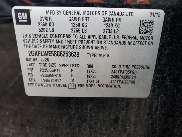 2GKFLWE58C6253639 GMC Terrain Slt