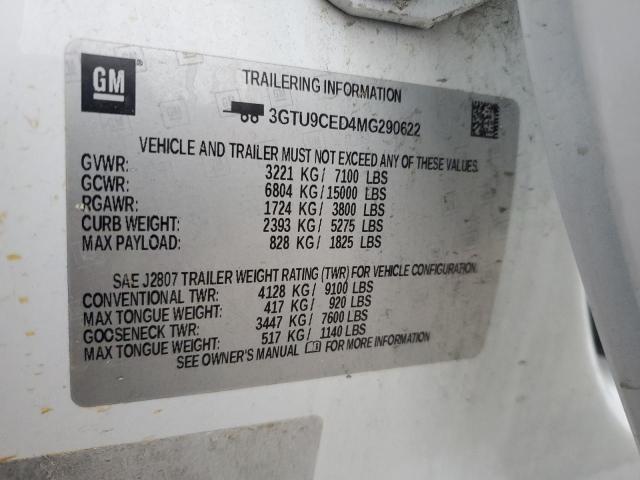 3GTU9CED4MG290622 GMC Sierra K1500 Elevation