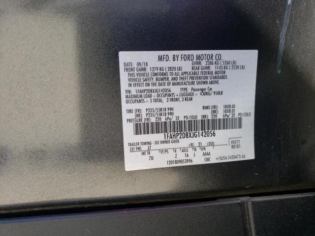 2018 FORD TAURUS SE - 1FAHP2D8XJG142056