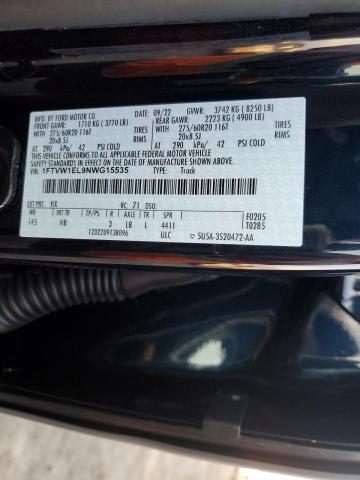2022 FORD F150 LIGHT 1FTVW1EL9NWG15535
