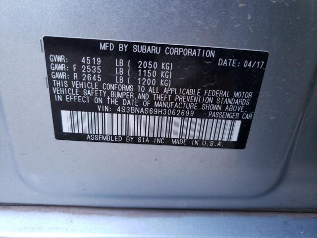 4S3BNAS69H3062699 Subaru Legacy Sport