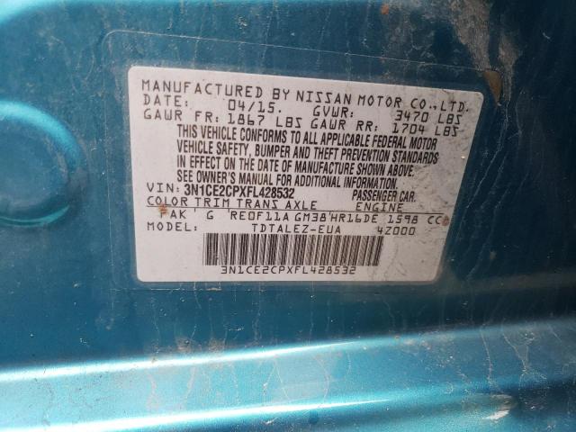 2015 NISSAN VERSA - 3N1CE2CPXFL428532