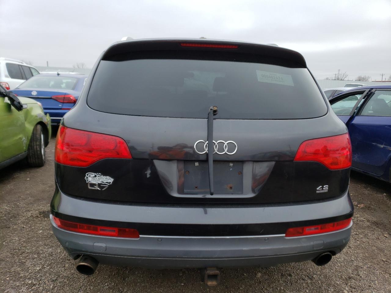 2007 Audi Q7 4.2 Quattro VIN: WA1AV74L17D010262 Lot: 37586573