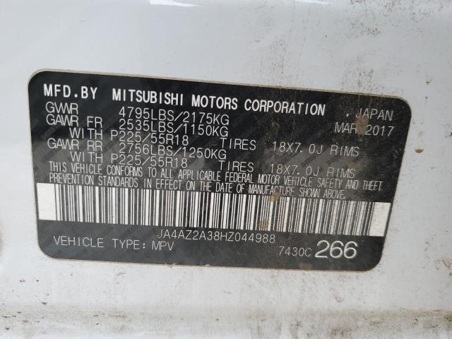 JA4AZ2A38HZ044988 Mitsubishi Outlander Es
