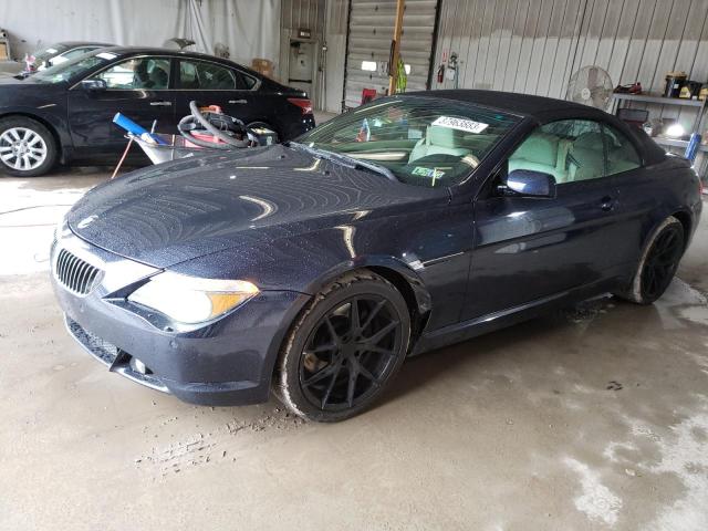 Salvage cars for sale from Copart York Haven, PA: 2006 BMW 650 I