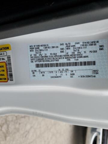 2022 FORD RANGER XL 1FTER1EH5NLD37785