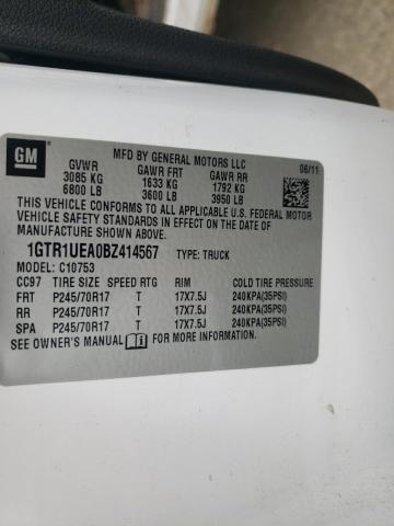 1GTR1UEA0BZ414567 GMC Sierra C1500 Sl