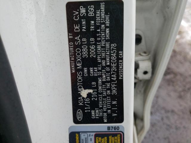3KPFL4A73HE084578 KIA FORTE LX