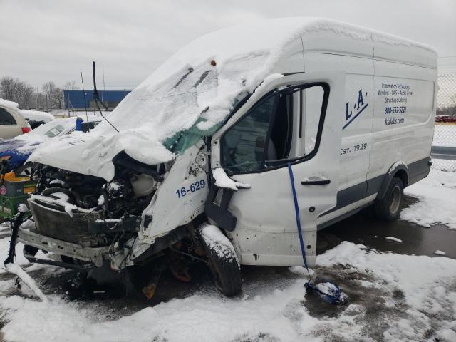 Salvage trucks for sale at Woodhaven, MI auction: 2016 Ford Transit T-350 HD