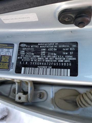 5XXGN4A72FG519836 KIA OPTIMA EX