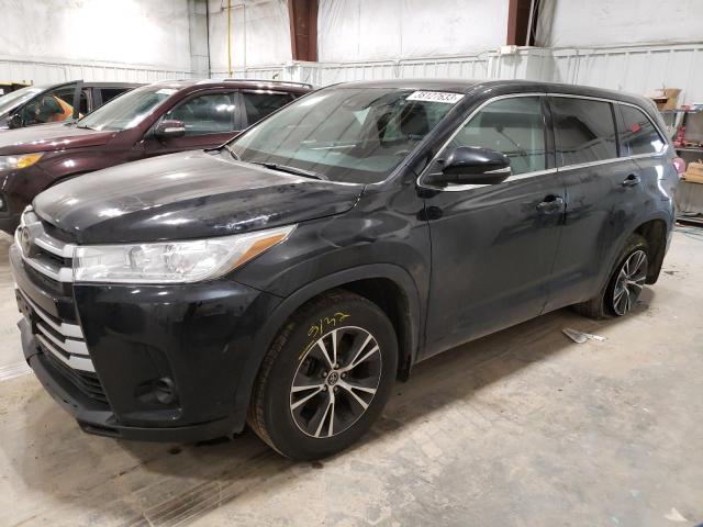 Salvage cars for sale from Copart Milwaukee, WI: 2018 Toyota Highlander LE