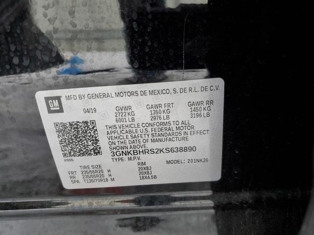 2019 CHEVROLET BLAZER 3LT - 3GNKBHRS2KS638890
