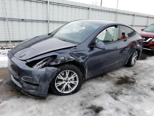 Tesla Model Y salvage cars for sale: 2021 Tesla Model Y