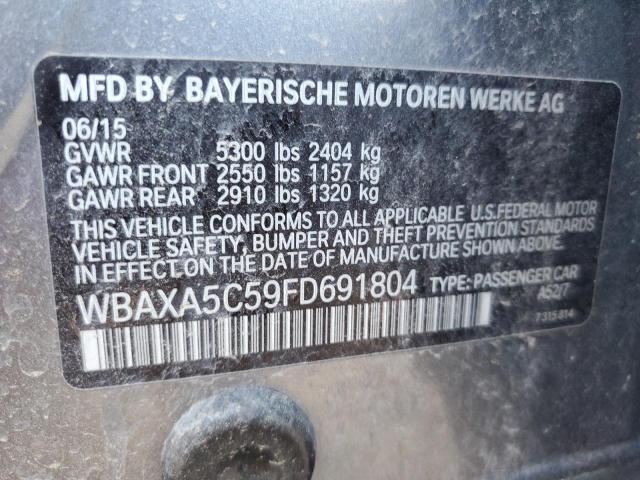 2015 BMW 535 D WBAXA5C59FD691804