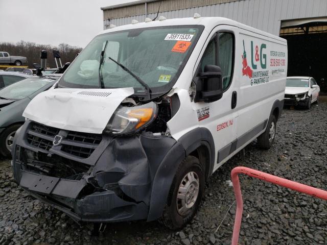 Salvage cars for sale from Copart Windsor, NJ: 2016 Dodge RAM Promaster 1500 1500 Standard