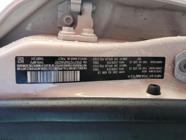 ZFBCFYDT9GP492787 Fiat 500x Lounge