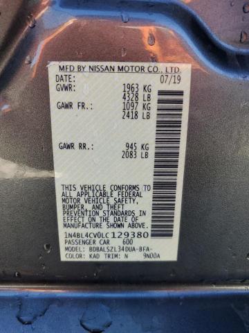 2020 NISSAN ALTIMA SR - 1N4BL4CV0LC129380