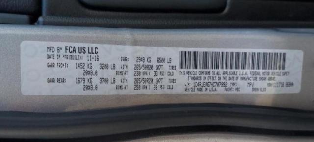 2017 JEEP GRND CHERO 1C4RJEAG7HC707992