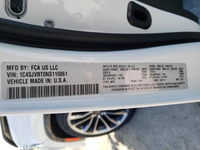 2022 JEEP WAGONEER S 1C4SJVBT0NS110861