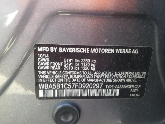 2015 BMW 535 I WBA5B1C57FD920297