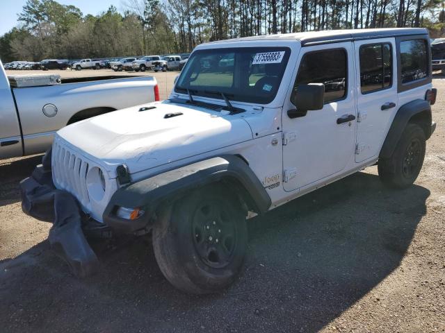 Salvage cars for sale from Copart Greenwell Springs, LA: 2021 Jeep Wrangler Unlimited Sport